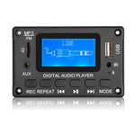 โมดูลบลูทูธแสดงเนื้อเพลง LCD 116BT พร้อมแอมพลิฟายเออร์และบอร์ดถอดรหัส MP3, รุ่น 116BT
