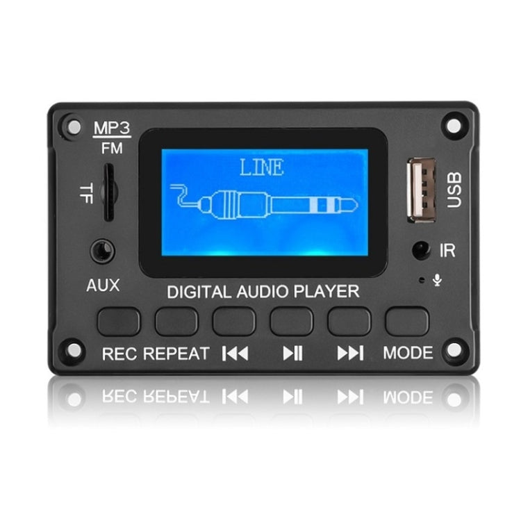 โมดูลบลูทูธแสดงเนื้อเพลง LCD 116BT พร้อมแอมพลิฟายเออร์และบอร์ดถอดรหัส MP3, รุ่น 116BT
