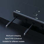 65W PD Dual Cable Retractable Fast Charging Car USB Charger, 13th-generation