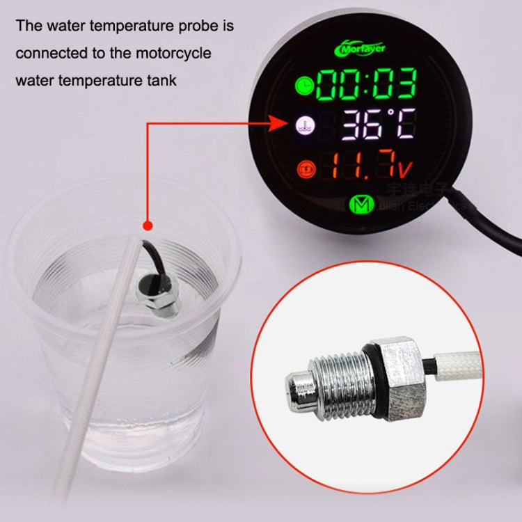 9-24V LED Night Vision Motorcycle Modification Instrument, Morfayer YL-M05 4 In 1 Water Temperature Model, Morfayer YL-M05 5 In 1 Water Temperature Model, Morfayer YL-M05 5 In 1 Environmental Temperature Model                                           ...