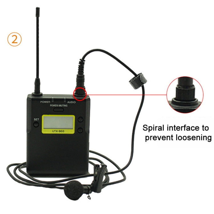 สำหรับไมโครโฟนไร้สายคลิปกล้อง Rode D11 D21 3.5 มม. Lavalier, รุ่น ECM-V1B