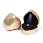 017015-20 Heart-shaped LED Light Ring Necklace Storage Box without Jewelry, Spec:, Pendant(Black), Ring(White), Pendant(Pink), Ring(Red), Ring(Gold), Ring(Blue), Ring(Black), Ring(Pink), Pendant(White), Pendant(Red), Pendant(Gold), Pendant(Blue)