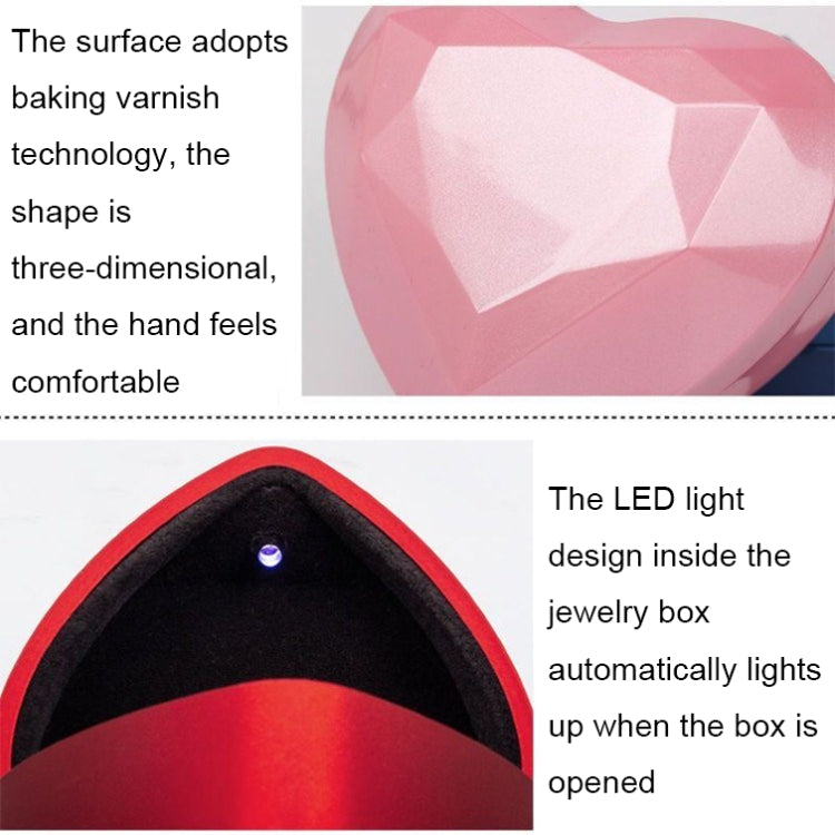 กล่องเก็บสร้อยคอแหวนไฟ LED รูปหัวใจ 017015-20 ไม่มีเครื่องประดับ, ขนาด:, แหวน(สีดำ), แหวน(สีชมพู), จี้(สีขาว), จี้(สีแดง), จี้(สีทอง), จี้(สีน้ำเงิน), จี้(สีดำ), แหวน(สีขาว), จี้(สีชมพู), แหวน(สีแดง), แหวน(สีทอง), แหวน(สีน้ำเงิน)