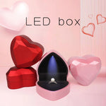 กล่องเก็บสร้อยคอแหวนไฟ LED รูปหัวใจ 017015-20 ไม่มีเครื่องประดับ, ขนาด:, แหวน(สีดำ), แหวน(สีชมพู), จี้(สีขาว), จี้(สีแดง), จี้(สีทอง), จี้(สีน้ำเงิน), จี้(สีดำ), แหวน(สีขาว), จี้(สีชมพู), แหวน(สีแดง), แหวน(สีทอง), แหวน(สีน้ำเงิน)