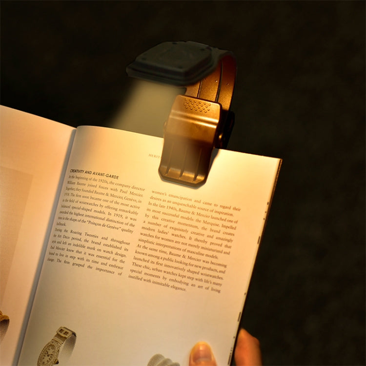 ไฟหนีบหนังสือแบบพกพา ปรับได้สี่ระดับ ชาร์จไฟได้ โคมไฟป้องกันสายตา, ไฟหนีบสี่ระดับ