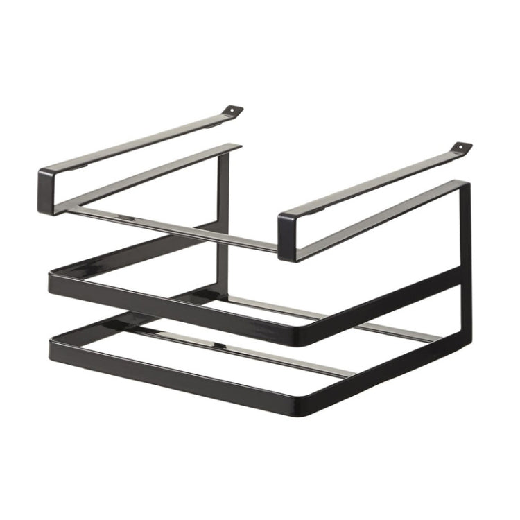 Double-layer Punch-free Kitchen Wall-Mounted Cutting Board Rack