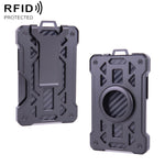 กระเป๋าใส่บัตรโลหะกันขโมย RFID สำหรับ AirTag รุ่นที่ 2 / รุ่นที่ 1 รุ่น ak-4 A สีดำ, น้ำเงิน, เงิน, เทา, รุ่น ak-4 B สีดำ, เงิน, น้ำเงิน, เทา
