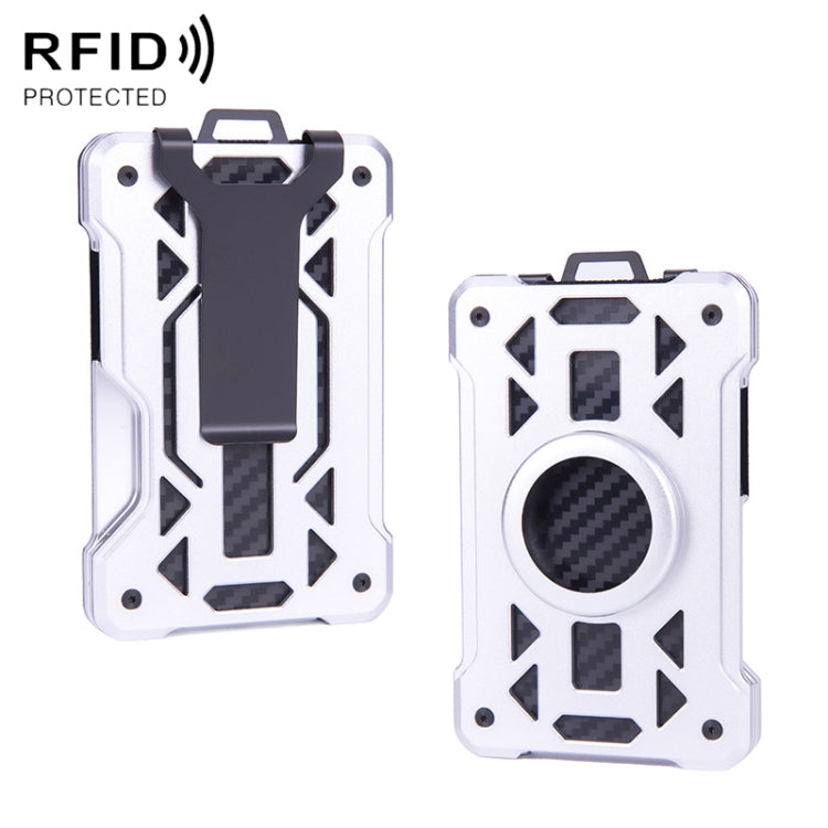 กระเป๋าใส่บัตรโลหะกันขโมย RFID สำหรับ AirTag รุ่นที่ 2 / รุ่นที่ 1 รุ่น ak-4 A สีดำ, น้ำเงิน, เงิน, เทา, รุ่น ak-4 B สีดำ, เงิน, น้ำเงิน, เทา
