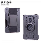 กระเป๋าใส่บัตรโลหะกันขโมย RFID สำหรับ AirTag รุ่นที่ 2 / รุ่นที่ 1 รุ่น ak-4 A สีดำ, น้ำเงิน, เงิน, เทา, รุ่น ak-4 B สีดำ, เงิน, น้ำเงิน, เทา