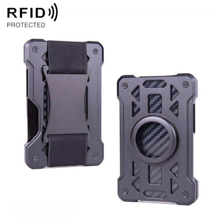 กระเป๋าใส่บัตรโลหะกันขโมย RFID สำหรับ AirTag รุ่นที่ 2 / รุ่นที่ 1 รุ่น ak-4 A สีดำ, น้ำเงิน, เงิน, เทา, รุ่น ak-4 B สีดำ, เงิน, น้ำเงิน, เทา