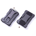 กระเป๋าใส่บัตรโลหะกันขโมย RFID สำหรับ AirTag รุ่นที่ 2 / รุ่นที่ 1 รุ่น ak-4 A สีดำ, น้ำเงิน, เงิน, เทา, รุ่น ak-4 B สีดำ, เงิน, น้ำเงิน, เทา