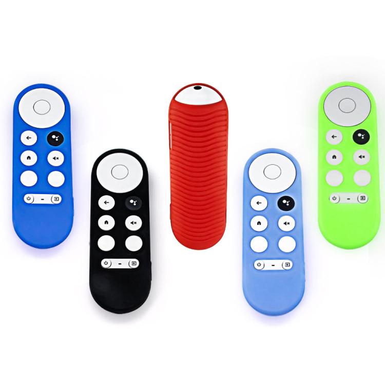 สำหรับเคสซิลิโคนกันตกรีโมท Google Chromecast 2020 Y16, สีสีน้ำเงินเรืองแสง Y16, สีดำ Y16, สีแดง Y16, สีน้ำเงิน Y16, สีเขียวเรืองแสง Y16