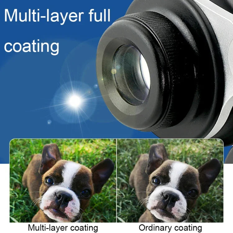 กล้องส่องทางไกลดูดาว 2X/3X เลนส์ออปติคอลเต็ม HD กล้องโทรทรรศน์พกพา, 2x40, 3x50
