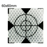 สติ๊กเกอร์สะท้อนแสงสำหรับการทำแผนที่อุโมงค์เพชร FP001, ขนาด: 60x60 มม., 60x60 มม., 60x60 มม. พร้อมสามเหลี่ยม