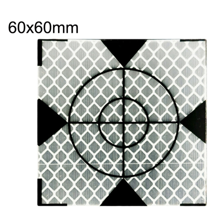สติ๊กเกอร์สะท้อนแสงสำหรับการทำแผนที่อุโมงค์เพชร FP001, ขนาด: 60x60 มม., 60x60 มม., 60x60 มม. พร้อมสามเหลี่ยม