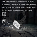 ชุดไฟจักรยาน LED ชาร์จ USB สำหรับขี่กลางแจ้ง สไตล์: ไฟหน้า ไฟท้าย ไฟหน้า+ไฟท้าย