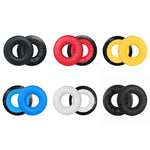 ปลอกฟองน้ำสำหรับหูฟัง Sennheiser HD25-1II/25/25SP/25SP-II 1 คู่, สีดำ, สีแดง, สีเหลือง, สีน้ำเงิน, สีขาว, สีดำหนังย่น