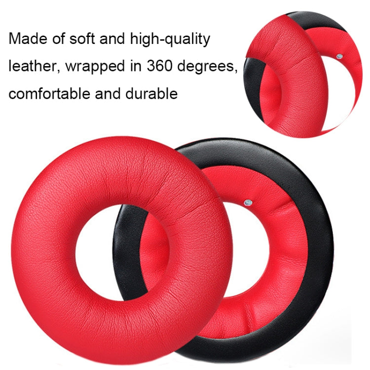 ปลอกฟองน้ำสำหรับหูฟัง Sennheiser HD25-1II/25/25SP/25SP-II 1 คู่, สีดำ, สีแดง, สีเหลือง, สีน้ำเงิน, สีขาว, สีดำหนังย่น