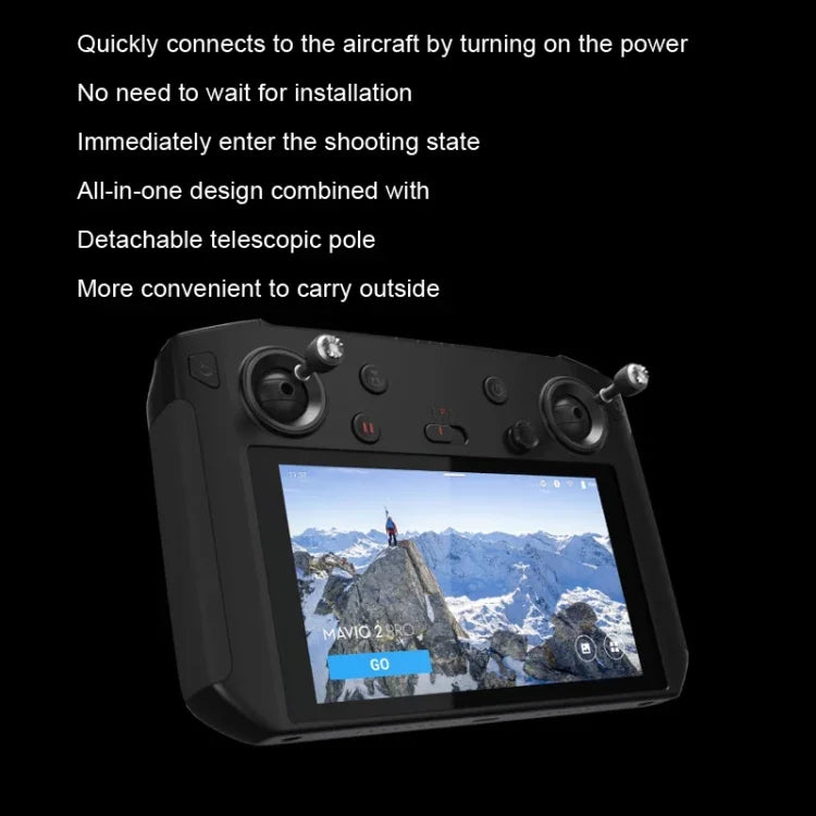 รีโมทคอนโทรลมือสองพร้อมหน้าจอ สำหรับ DJI Mavic 2 Pro / Zoom / Air 2 / Air 2S / Mini 2, DJI Mavic 2 Pro