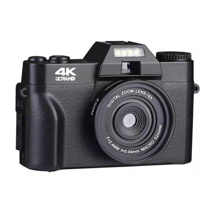 กล้องดิจิทัลหน้าจอพับได้เรโทร R10 4K HD 48MP รุ่นง่าย R10
