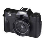 กล้องดิจิทัลหน้าจอพับได้เรโทร R10 4K HD 48MP รุ่นง่าย R10