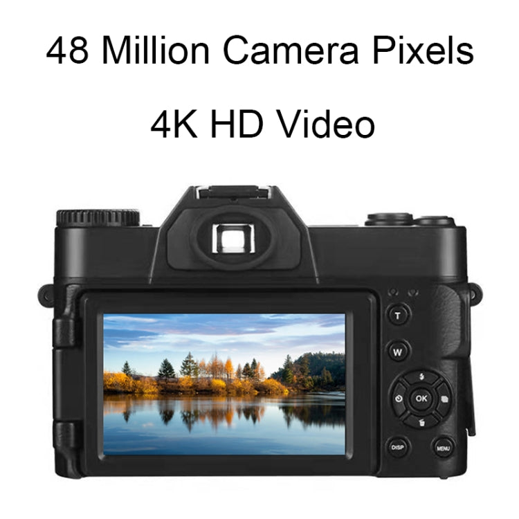 กล้องดิจิทัลหน้าจอพับได้เรโทร R10 4K HD 48MP รุ่นง่าย R10