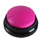 Pet Communication Button Dog Vocal Box Recording Vocalizer, Style: Recording Model, Light Blue, Green, Purple, Red, Orange, Rose Red, Pink, Yellow, Lake Blue, White, Dark Blue