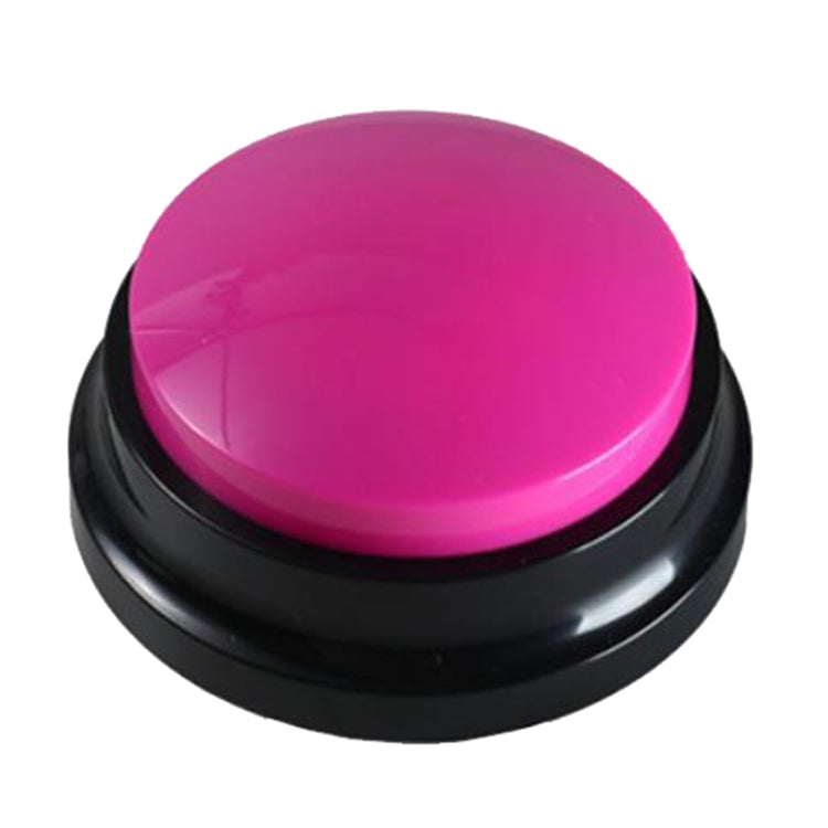 Pet Communication Button Dog Vocal Box Recording Vocalizer, Style: Recording Model, Light Blue, Green, Purple, Red, Orange, Rose Red, Pink, Yellow, Lake Blue, White, Dark Blue
