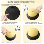 Pet Communication Button Dog Vocal Box Recording Vocalizer, Style: Recording Model, Light Blue, Green, Purple, Red, Orange, Rose Red, Pink, Yellow, Lake Blue, White, Dark Blue
