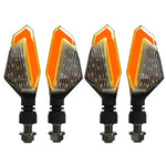 MK-236 4pcs 22LED Motorcycle V Line Two Color Turning Light Signal Angle Light, MK-236 (Yellow Blue), MK-236 (Yellow White), MK-236 (Yellow Red)
