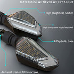 MK-236 4pcs 22LED Motorcycle V Line Two Color Turning Light Signal Angle Light, MK-236 (Yellow Blue), MK-236 (Yellow White), MK-236 (Yellow Red)