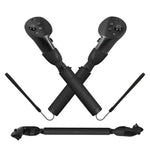 ด้ามจับเสาไฟสำหรับเล่นกอล์ฟ VR สำหรับ Meta Quest Pro สีดำ