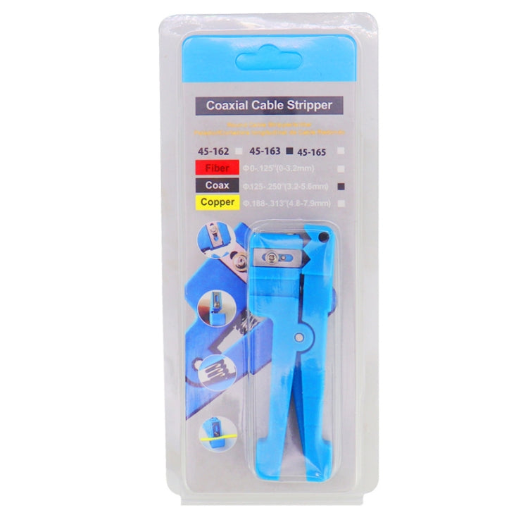 เครื่องลอกปลอกสายแนวนอนแบบหลวม, สีฟ้าแนวนอน