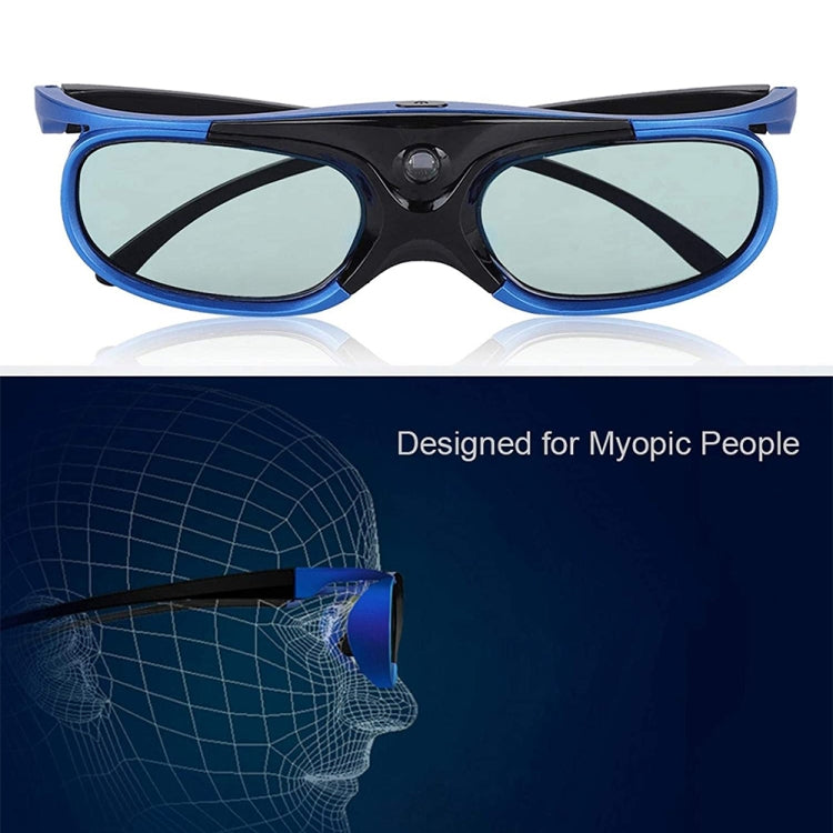 แว่น 3D JX30-T แบบ Active Shutter รองรับ 96HZ-144HZ สำหรับโปรเจคเตอร์ DLP-LINK X5/Z6/H2