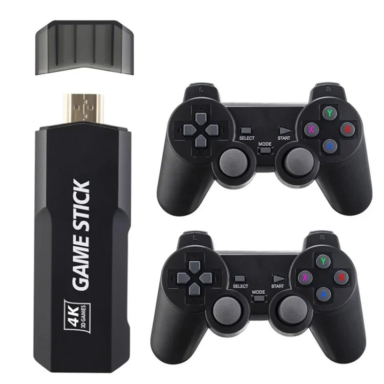 เครื่องเล่นเกมทีวี 4K HD ไร้สาย 2.4G GD10 กล่องเกม PSP, 32G ในตัว 15,000 เกม, 64G ในตัว 30,000 เกม, 128G ในตัว 40,000 เกม