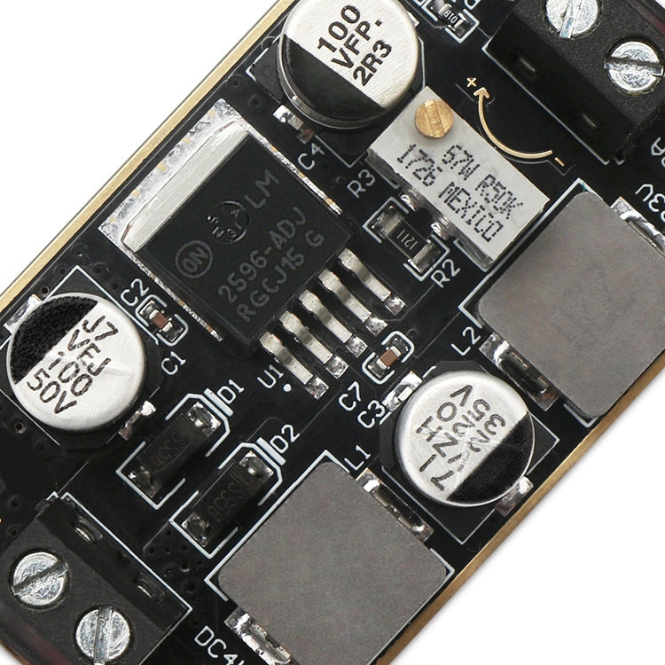 โมดูลจ่ายไฟ DC-DC ปรับแรงดันลง LM2596-ADJ 4V-40V เป็น 1.23-35V 3A บอร์ดสเตอริโอไทป์, LM2596-ADJ 4V-40V เป็น 1.23-35V