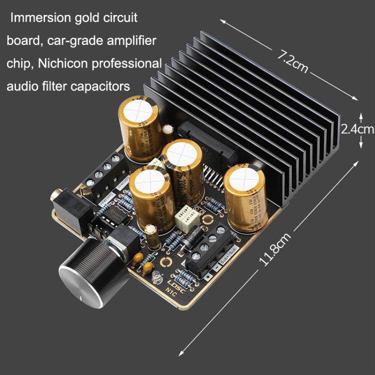 บอร์ดแอมพลิฟายเออร์ TDA7850 2.1 ช่อง 2x80W แอมพลิฟายเออร์รถยนต์แบบ AB DIY กำลังสูง 120W เบส, TDA7850