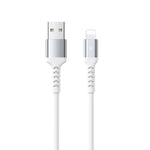 สายข้อมูล REMAX RC-C008 TPE นุ่ม 2.4A ป้องกันการหัก ยาว 1 เมตร, USB เป็น Micro USB, USB เป็น 8 พิน