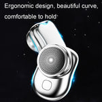 เครื่องโกนหนวดไฟฟ้าขนาดเล็ก ชาร์จ USB กันน้ำ พกพาสะดวก รุ่นมินิ