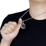 สร้อยคอเหล็กไทเทเนียมรูปพระจันทร์ราศีเรืองแสง จี้พระจันทร์สั่งทำ, สร้อยคอราศีเมถุน, ราศีกรกฎ, ราศีสิงห์, ราศีกันย์, ราศีตุลย์, ราศีพิจิก, ราศีธนู, ราศีกุมภ์, ราศีมังกร, ราศีมีน