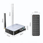 เครื่องรับเสียงบลูทูธ M9 Pro 5.1 พร้อมเครื่องส่งสัญญาณ FM วิทยุ 4-in-1 และ NFC รุ่น M9 Pro