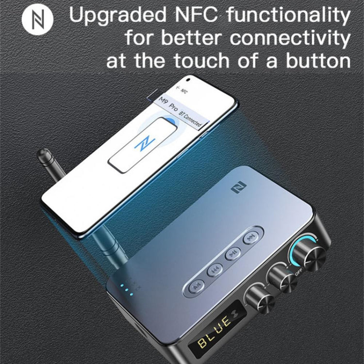 เครื่องรับเสียงบลูทูธ M9 Pro 5.1 พร้อมเครื่องส่งสัญญาณ FM วิทยุ 4-in-1 และ NFC รุ่น M9 Pro