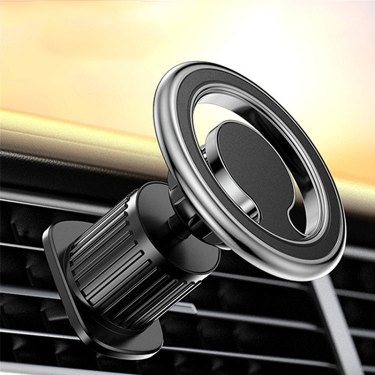 D19 Car Magnetic Mobile Phone Holder Rotatable Metal Navigation Bracket, Spec:, D19 Air Outlet (Black), D19 Seat (Silver), D19 Sticker (Black), D19 Sticker (Silver), D19 Air Outlet (Silver), D19 Extended (Black), D19 Extended (Silver), D19 Seat (Black)