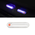Motorcycle Electric Car Anti-Rear Collision Solar Strobe Warning Light, Red Light, Blue Light, Colorful Light, Bright Colorful Light