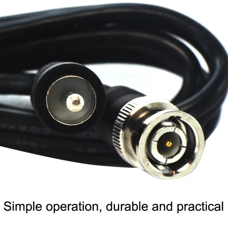 สายเชื่อมต่อ BNC ตัวผู้ ถึง RCA ตัวผู้ สายโคแอกเชียลทองแดงสำหรับวิดีโอ HD สายตรวจสอบ, ความยาว:, 1ม., 1.5ม., 2ม., 3ม., 5ม.