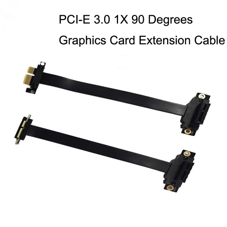 สายต่อการ์ดกราฟิก / การ์ดเครือข่ายไร้สาย PCI-E 3.0 1X มุม 90 องศา, ความยาวสาย: 5 ซม., 10 ซม., 15 ซม., 20 ซม., 25 ซม., 30 ซม., 40 ซม., 50 ซม.