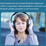 เครื่องรับเสียงบลูทูธ HiFi Y2 5.3 พร้อมไมโครโฟนหนีบปกเสื้อ 3.5 มม. แปลงเสียงโทรศัพท์ รองรับการเล่นการ์ด TF รุ่น Y2