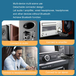เครื่องรับเสียงบลูทูธ HiFi Y2 5.3 พร้อมไมโครโฟนหนีบปกเสื้อ 3.5 มม. แปลงเสียงโทรศัพท์ รองรับการเล่นการ์ด TF รุ่น Y2