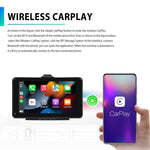 A3135 หน้าจอสมาร์ทแบบมีสาย HD ขนาด 7 นิ้ว พร้อม Wireless CarPlay + Android Auto + Android, ไม่มีกล้อง, พร้อมกล้อง