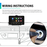 A3135 หน้าจอสมาร์ทแบบมีสาย HD ขนาด 7 นิ้ว พร้อม Wireless CarPlay + Android Auto + Android, ไม่มีกล้อง, พร้อมกล้อง